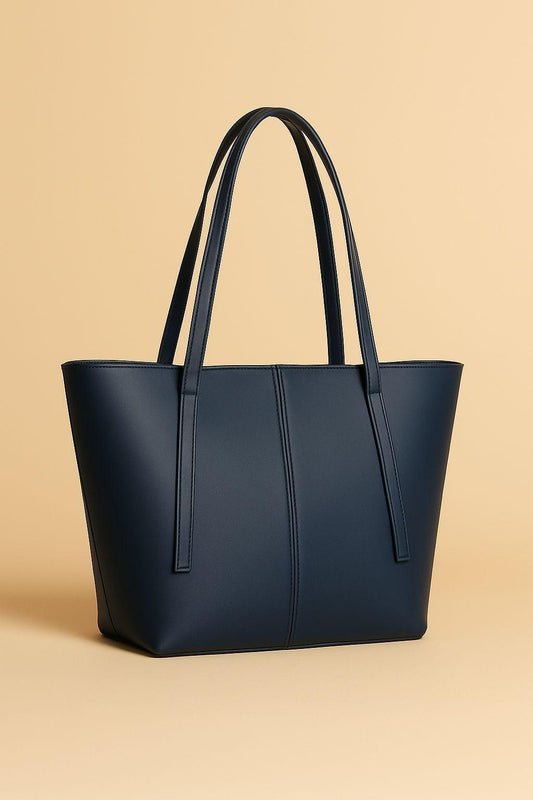 Girl's Rexine Plain Tote Bag